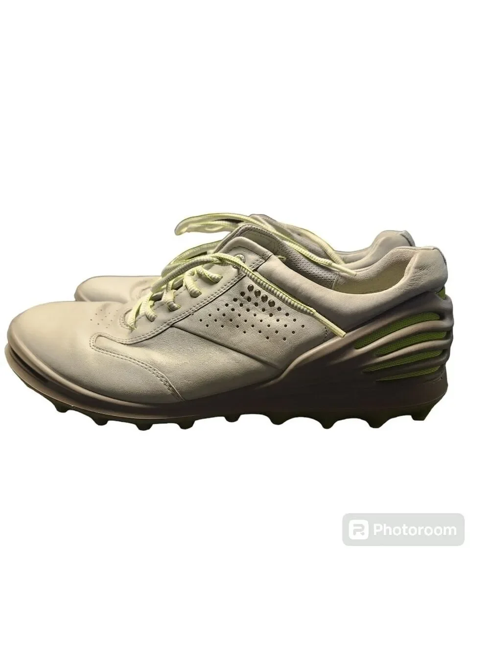 ECCO Cage Pro Men's Golf Shoe. Color Gray. Size:45 (11/11.5 US) Extra Width